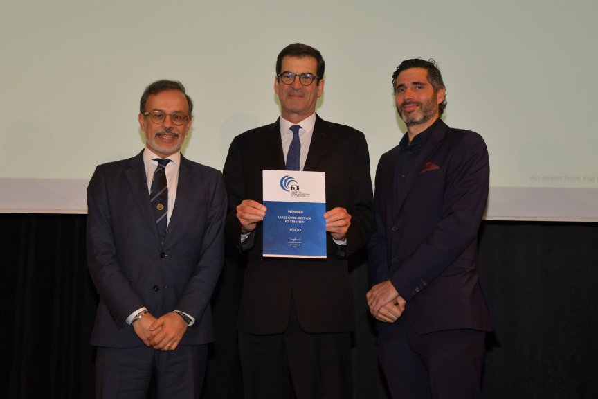 Municipality of Porto receives Financial Times European Cities of the Future award